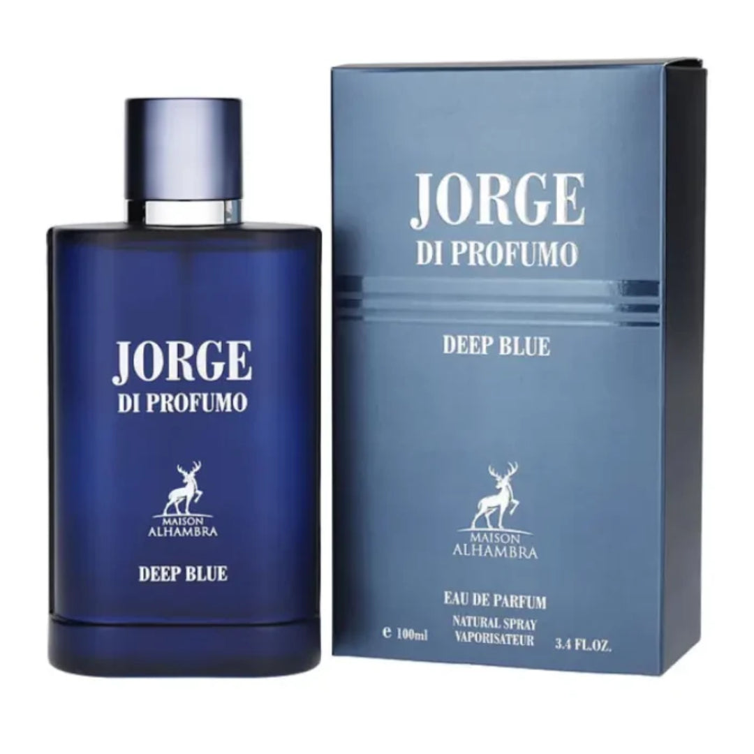 JORGE DI PROFUMO DEEP BLUE de Maison Alhambra Pour Homme - 100ml – Image 2