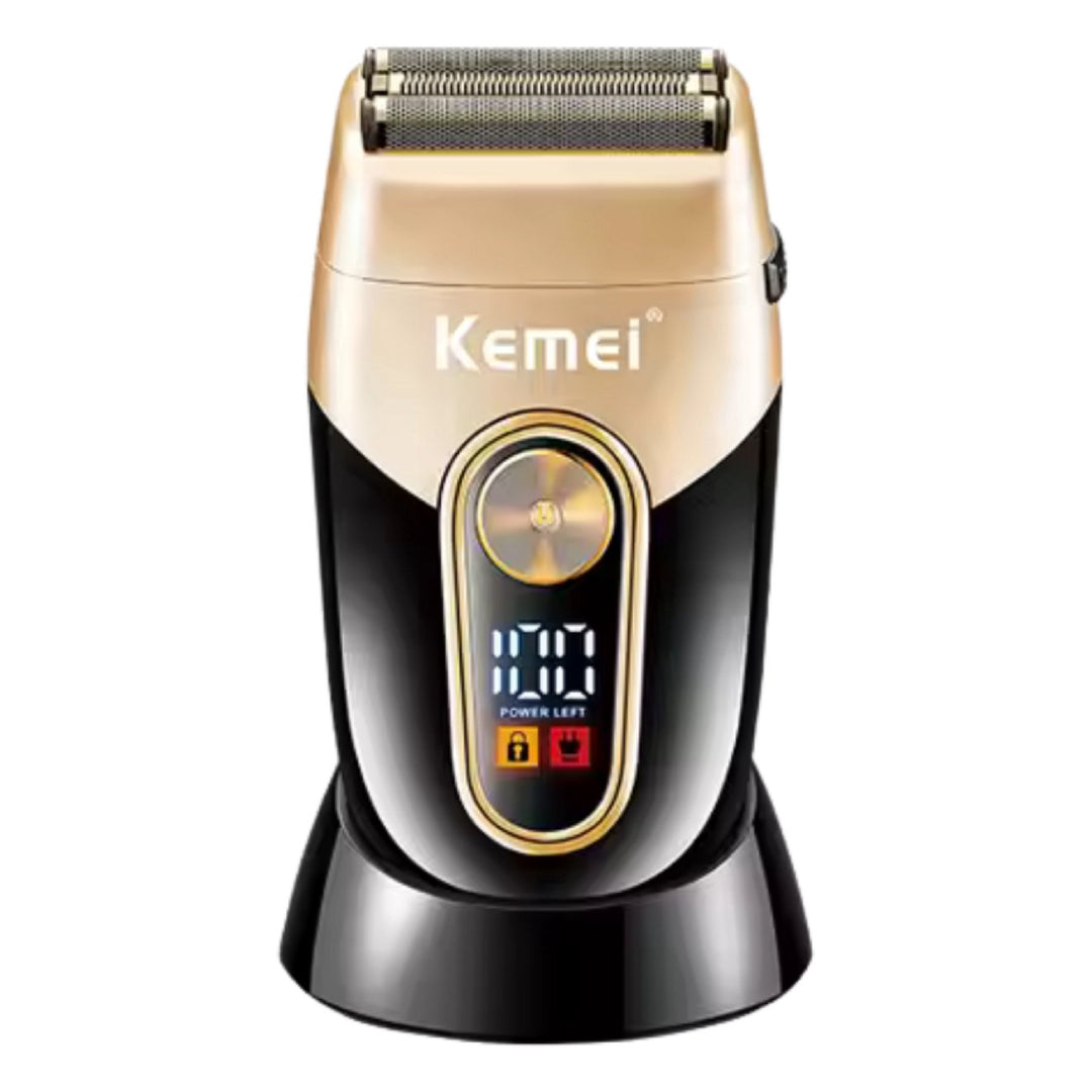 KEMEI KM-3209 Rasoir à barbe rechargeable, électrique pour hommes, tondeuse à poils flottante, appareil de rasage pour le visage - صورة 2