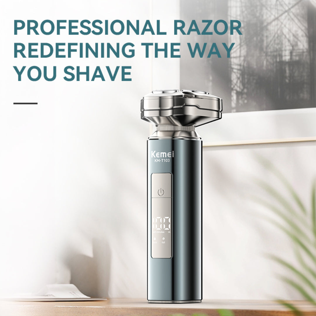 KEMEI KM-T103 Rasoir Électrique, Sécurité Magnétique – Lame Lavable, Portable - صورة 5