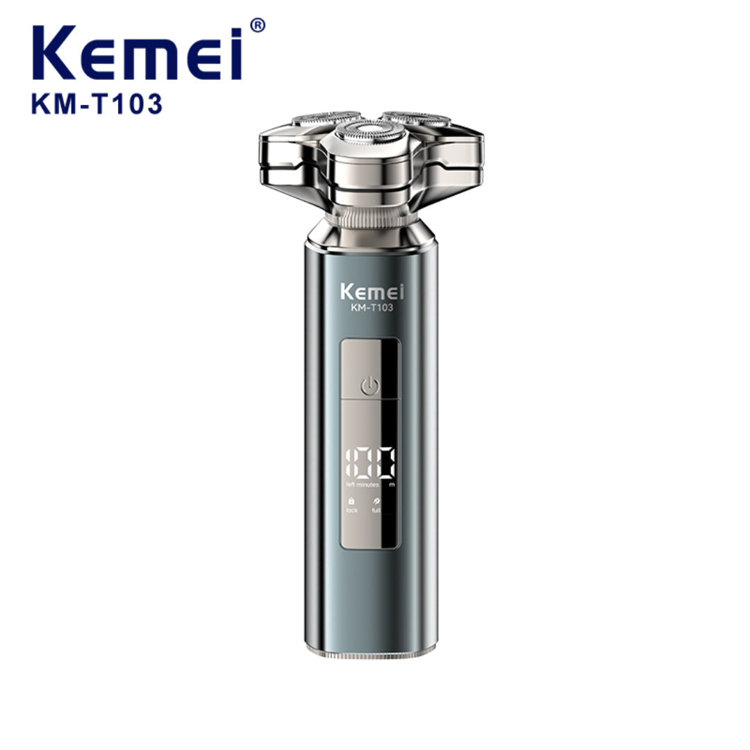 KEMEI KM-T103 Rasoir Électrique, Sécurité Magnétique – Lame Lavable, Portable - صورة 3