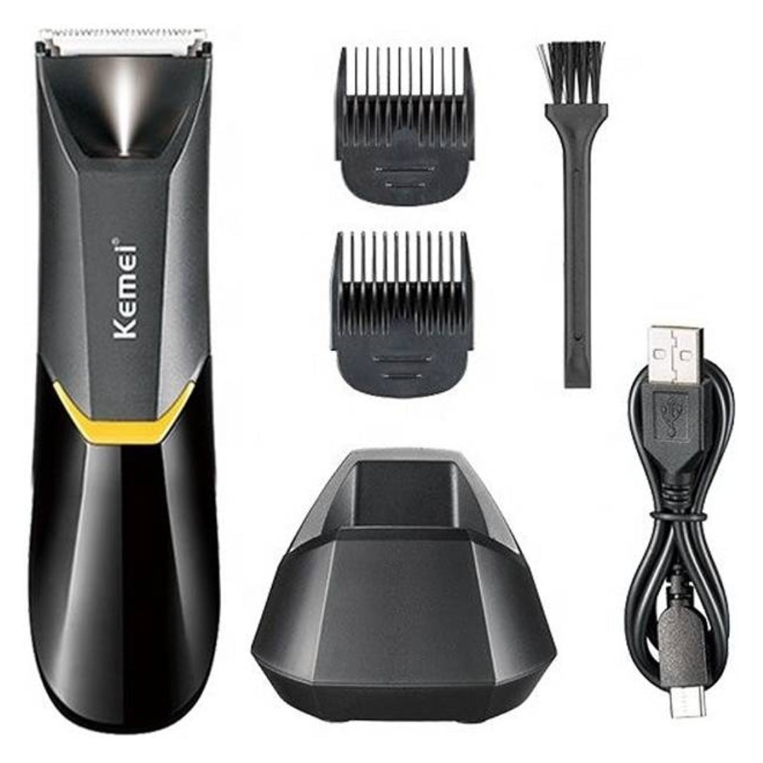 KEMEI KM-3208 – Tondeuse corps étanche, USB rechargeable, batterie 600mAh – Image 3