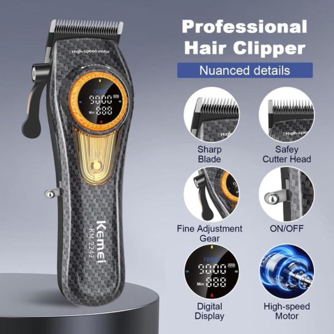 KEMEI Tondeuses à cheveux km-2242 rechargeables sans fil tondeuse à cheveux – Image 3