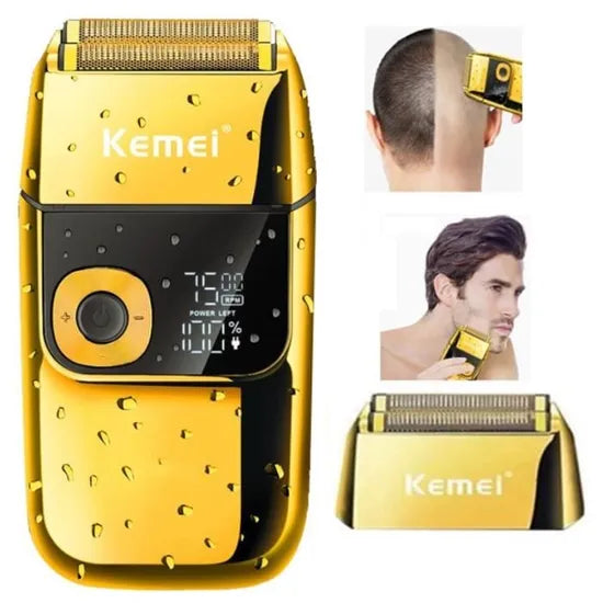 Kemei KM-2028 Rasoir Électrique avec Double Tête et Écran LCD – Image 6