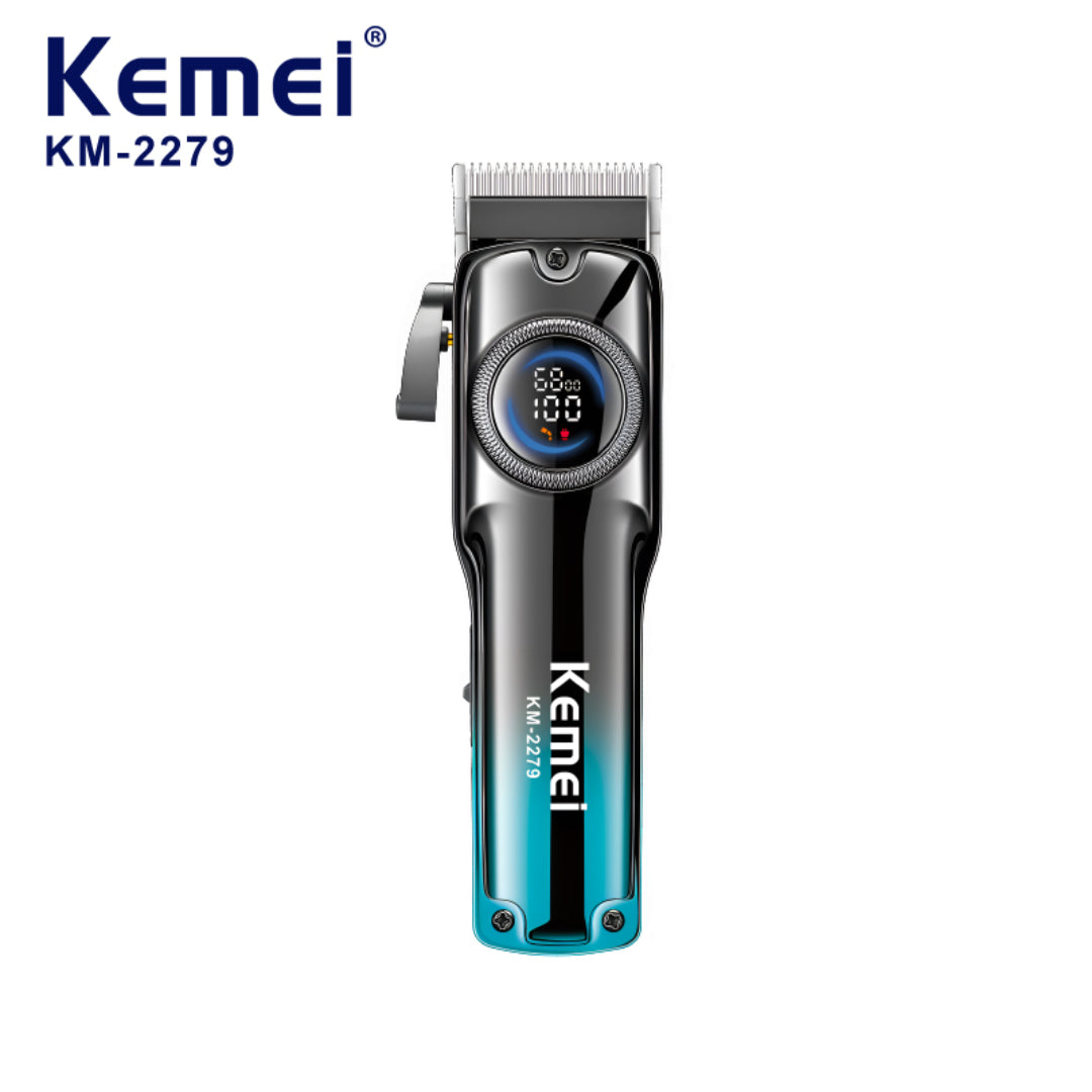 Kemei KM-2279 Tondeuse à cheveux professionnelle Pour Hommes, Avec écran LCD, Rechargeable et Réglable. – Image 4