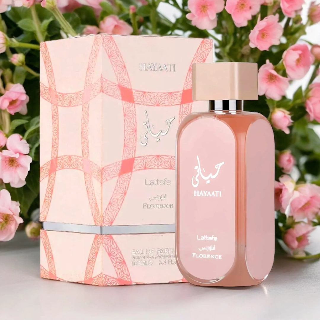 HAYAATI FLORENCE EAU DE PARFUM LATTAFA Pour Femme - 100ml – Image 6