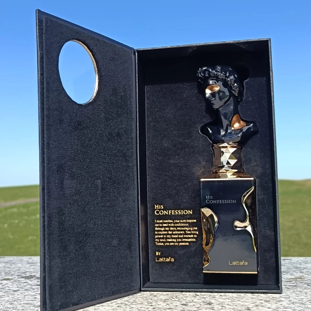 LATTAFA – HIS CONFESSION NOIR Eau de Parfum Pour Homme – 100m - صورة 5