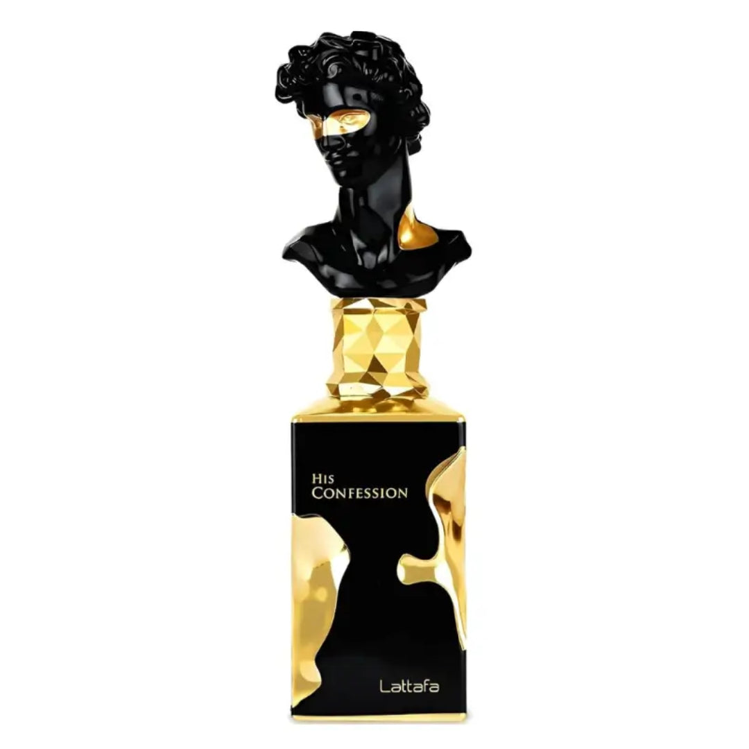 LATTAFA – HIS CONFESSION NOIR Eau de Parfum Pour Homme – 100m - صورة 2