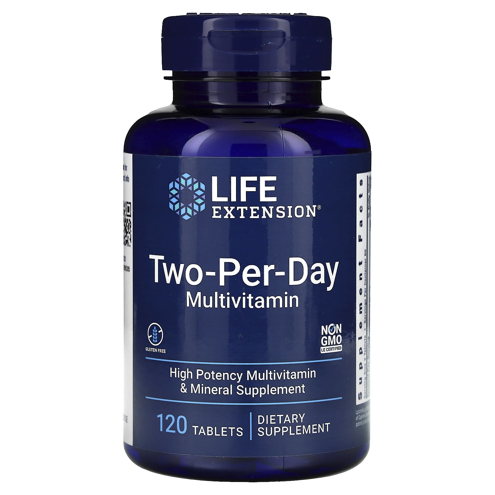 Life Extension, Multivitamines Two-Per-Day, 120 comprimés