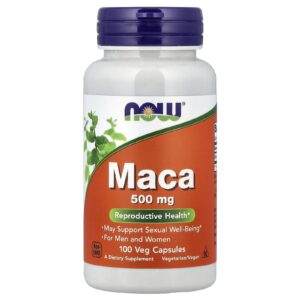 NOW Foods, Maca, 500 mg, 100 capsules végétariennes