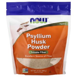 NOW Foods, Poudre de coques de psyllium, 680 g