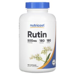 Nutricost, Rutine, 500 mg, 180 capsules