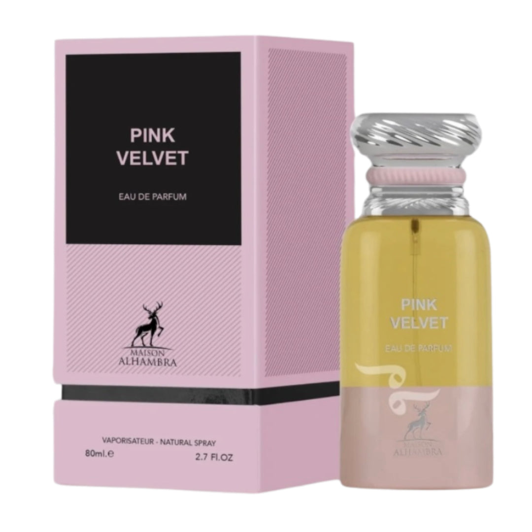 PINK VELVET Maison Alhambra Eau de Parfum Pour Femmes - 80ml