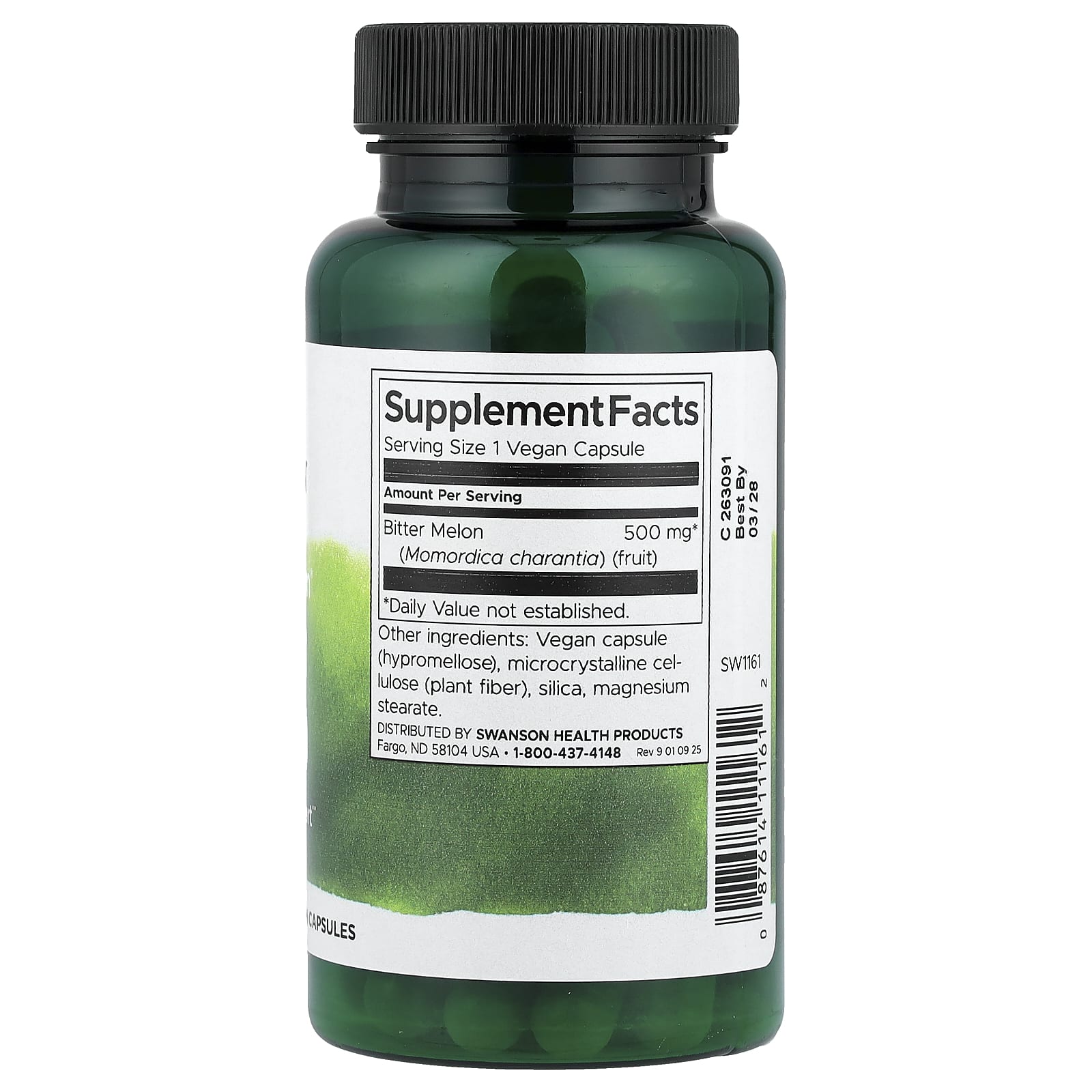 Swanson, Full Spectrum® Margose, 500 mg, 60 capsules vegan – Image 2