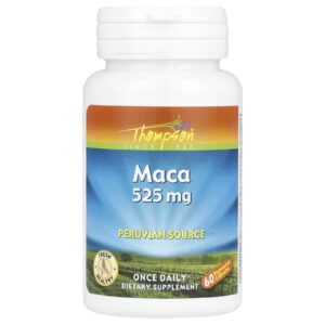Thompson, Maca, 525 mg, 60 capsules végétariennes
