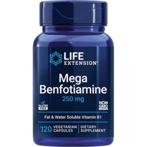 Country Life Mega Benfotiamine, 250 mg, 120 capsules végétariennes