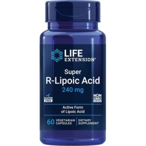 Life Extension Super acide R-Lipoïque, 240 mg, 60 capsules végétariennes