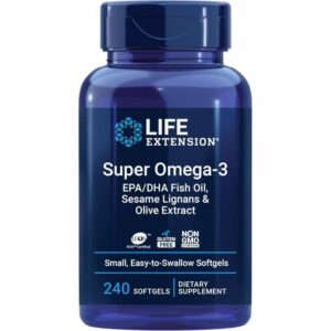 Life Extension Super omega-3, 240 Capsules
