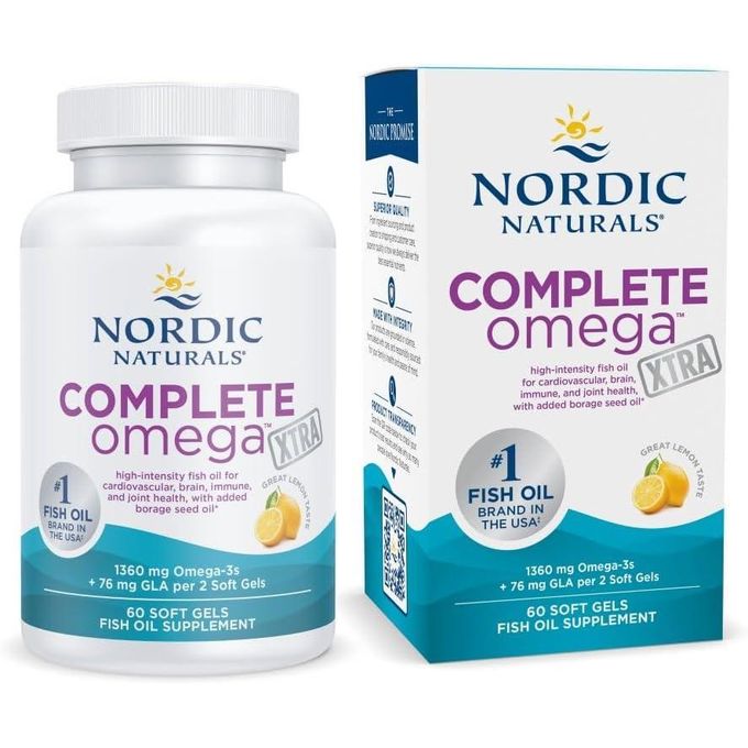 Nordic Naturals, Complete Omega Xtra, Citron 1360 Mg, 60 capsules à enveloppe molle