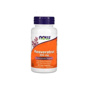 Now Foods Resvératrol, 200 mg, 60 capsules végétariennes