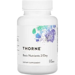 Thorne Research Basic Nutrients 2/Day MULTIVITAMINES , 60 capsules