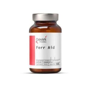 OstroVit Ferr Aid - Fer, Vitamines C, B6 et B12 & L'acide folique 60 Caps