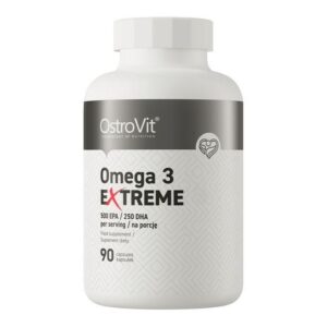 OstroVit Omega 3 Extreme - 1000 mg d'Huile de Poisson 90 Caps