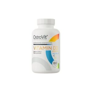 OstroVit Vitamin D3 + K2 MK-7 + Vitamine C 1000mg+ Zinc 60 capsules