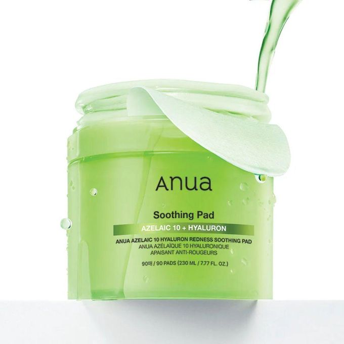 ANUA Azelaic Acid 10 + Hyaluron Soothing Pad 90 Pads - صورة 2