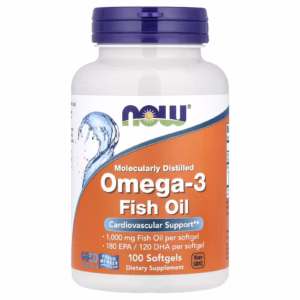 NOW Foods Omega-3 Fish Oil 1000 mg 100 Softgels