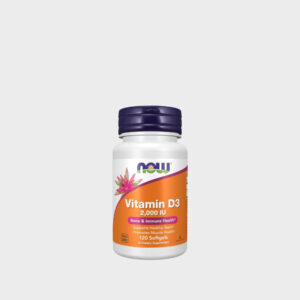 NOW foods Vitamine D3 2000 IU 120 Softgels