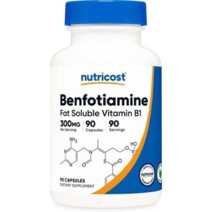 Nutricost Benfotiamine 300 mg 90 Capsules