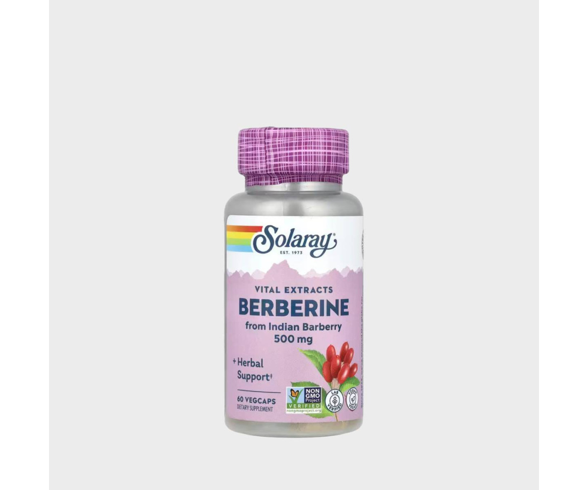 Solaray Berbérine 500 mg 60 VegCaps