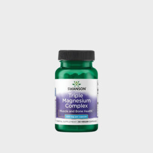 Swanson Triple Complexe de Magnésium 400 mg 30 VegCaps