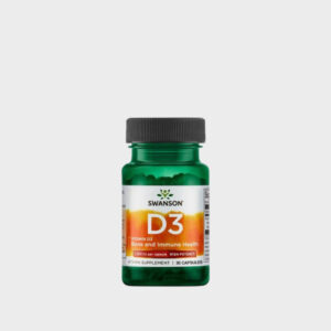 Swanson Vitamin D3 1000 IU 30 Capsules