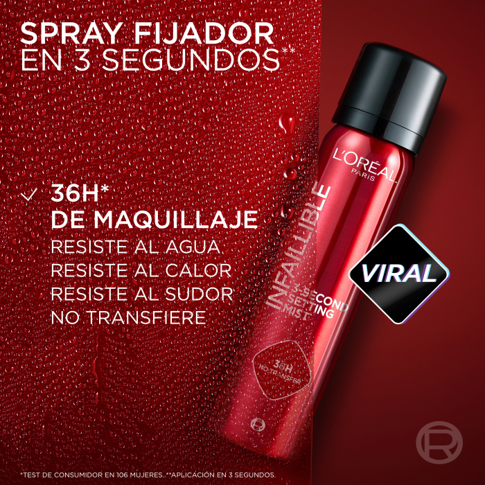 L’Oréal Paris Spray Fixateur de Maquillage 150 ml – Image 4