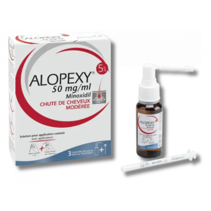 Alopexy Minoxidil 5% – Traitement 3 Mois 3×60 ml