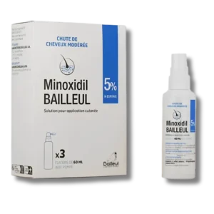 Bailleul Minoxidil 5% – Traitement 3 Mois 3×60 ml