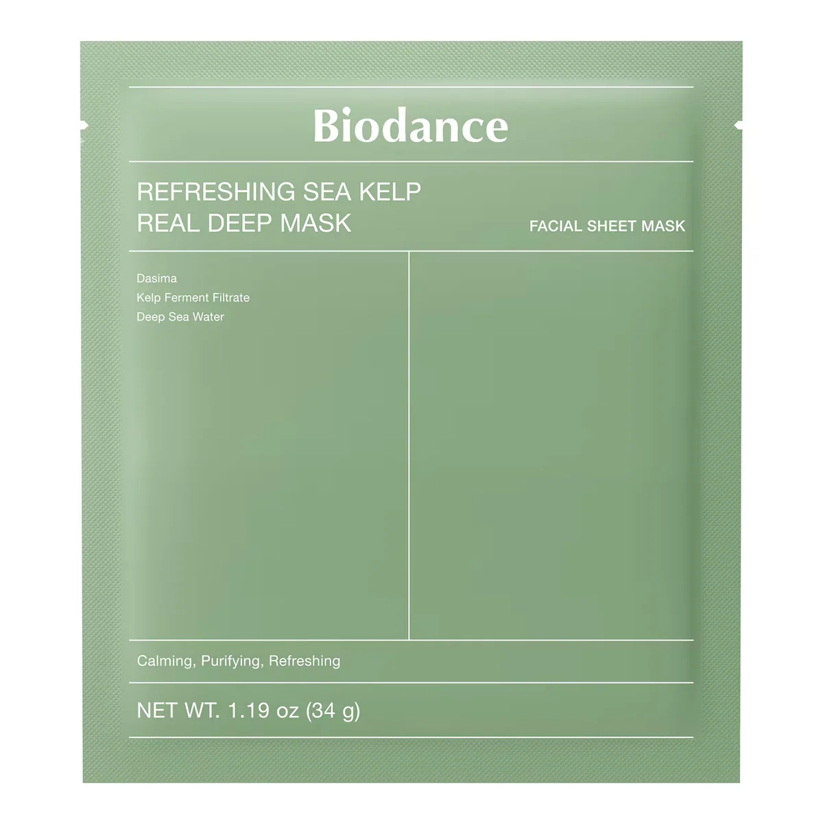 Biodance Refreshing Sea Kelp Real Deep Mask 4 Unités - صورة 3