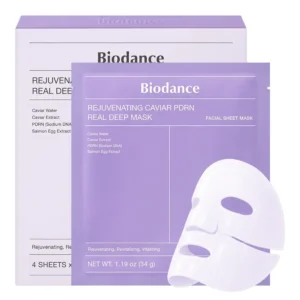 Biodance Rejuvenating Caviar PDRN Real Deep Mask 4 Unités