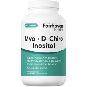 Fairhaven Health Myo + D-Chiro Inositol 240 Capsules