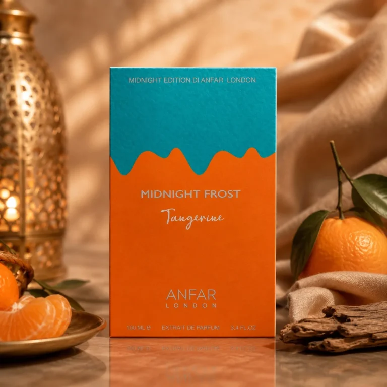 Anfar London Midnight Frost Tangerine Unisex Perfume 100ml – Image 2
