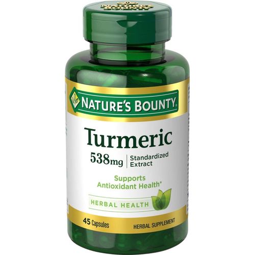 Nature's Bounty Curcuma Extrait Standardisé 538 mg 45 Capsules