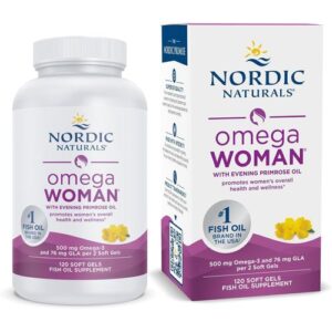 Nordic Naturals Omega Femme à l'Huile d'Onagre 120 Capsules