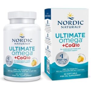 Nordic Naturals Ultimate Omega + CoQ10 Citron 60 Capsules