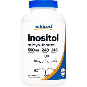 Nutricost Myo-Inositol 500 mg 240 Capsules