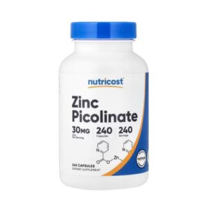 Nutricost Zinc Picolinate 30 mg 240 Capsules