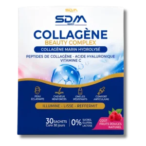 SDM Collagène Marin Hydrolysé 30 Sachets – Fruits Rouges