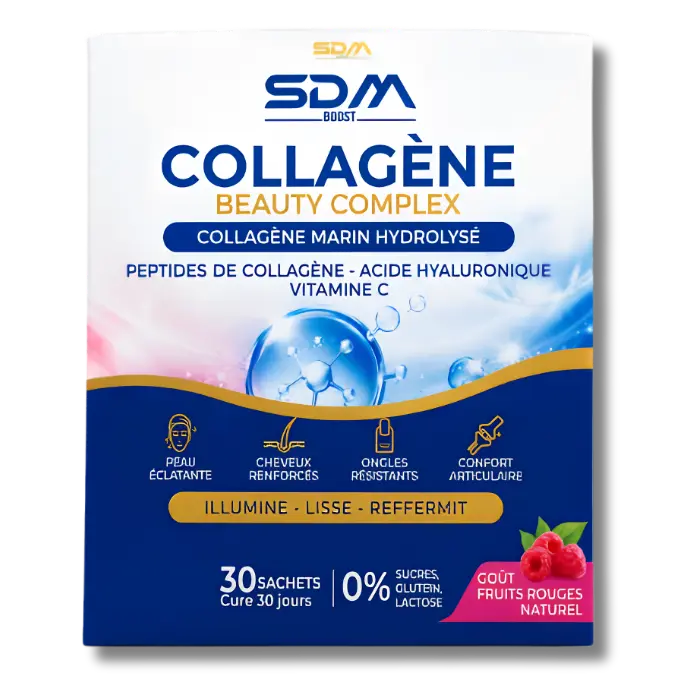 SDM Collagène Marin Hydrolysé 30 Sachets – Fruits Rouges