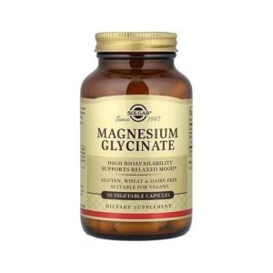 Solgar Glycinate de Magnésium 120 mg 90 Capsules Végétales