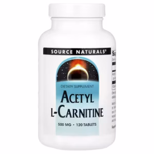 Source Naturals Acétyl-L-Carnitine 500 mg 120 Comprimés